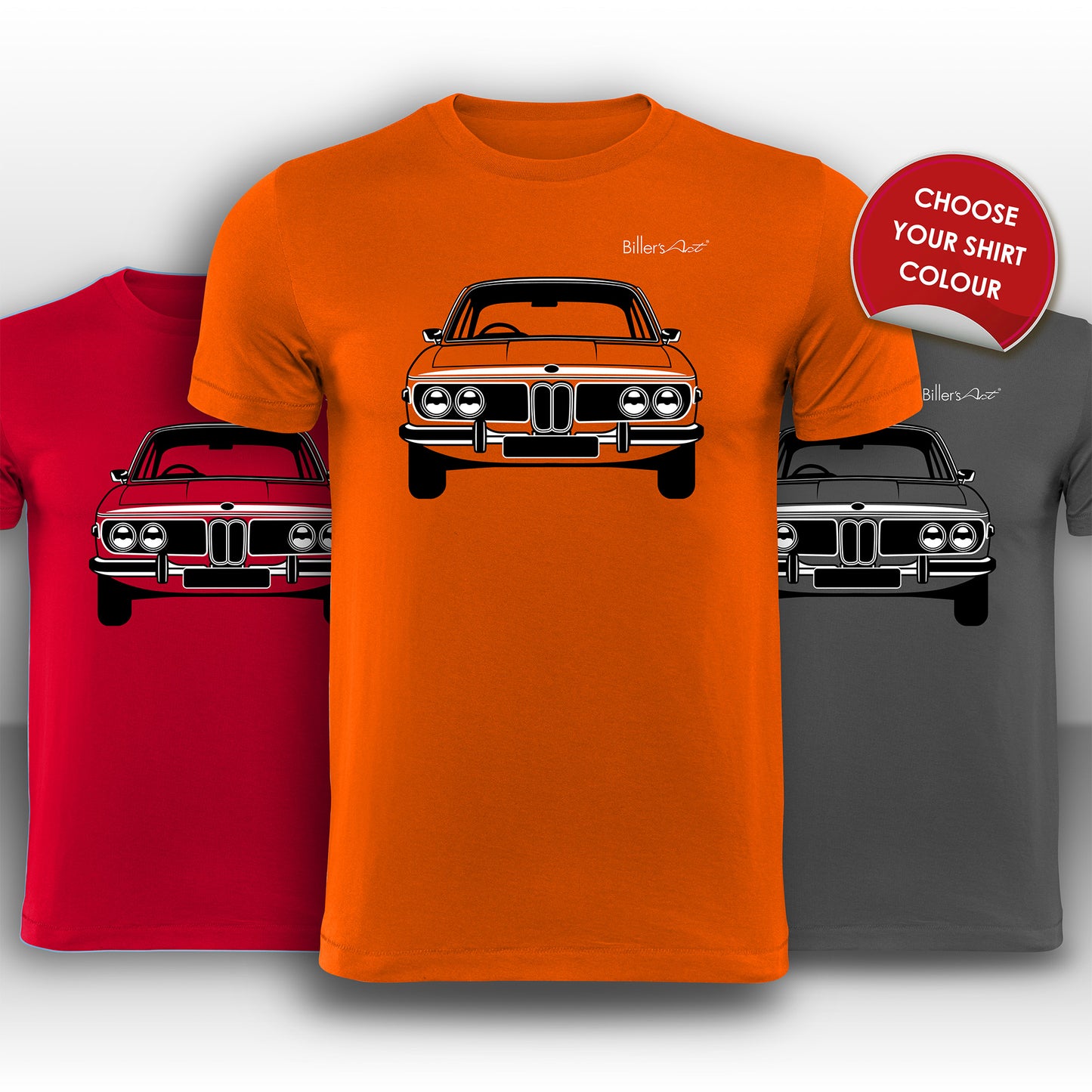 BMW 3.0 CSL Front View Super Cool T-Shirt