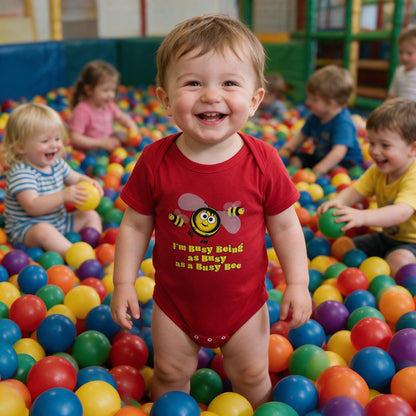 Babies I'm a Busy Bee Bodysuit from the Farm Yard Collection