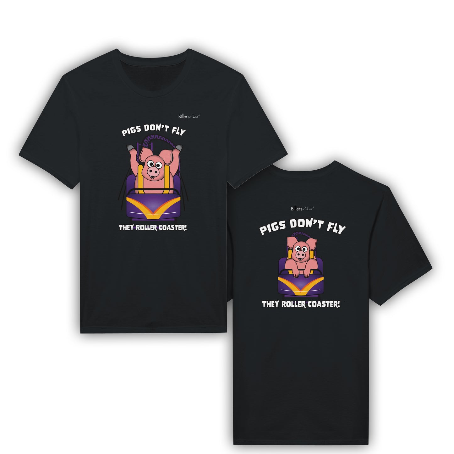 Pigs Don't Fly - Rollercoaster Womens' Slim Fit T-Shirt