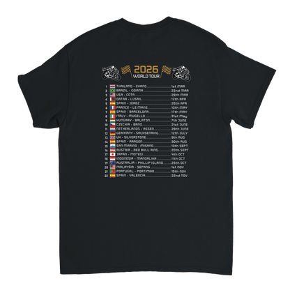 Pedro Acosta 2026 MotoGP Race Calendar T-Shirt