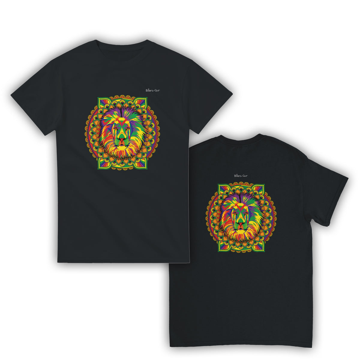 Spectrum Lion Mandala T-Shirt