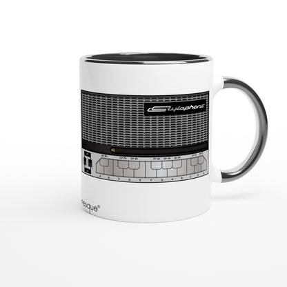 Retro Stylophone Musical Instrument Mug beautifully drawn retro print 60s 70s 80s memorabilia