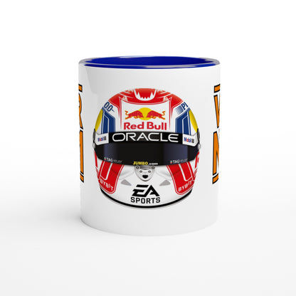 Max Verstappen Formula 1 Helmet and VER No.1 Mug