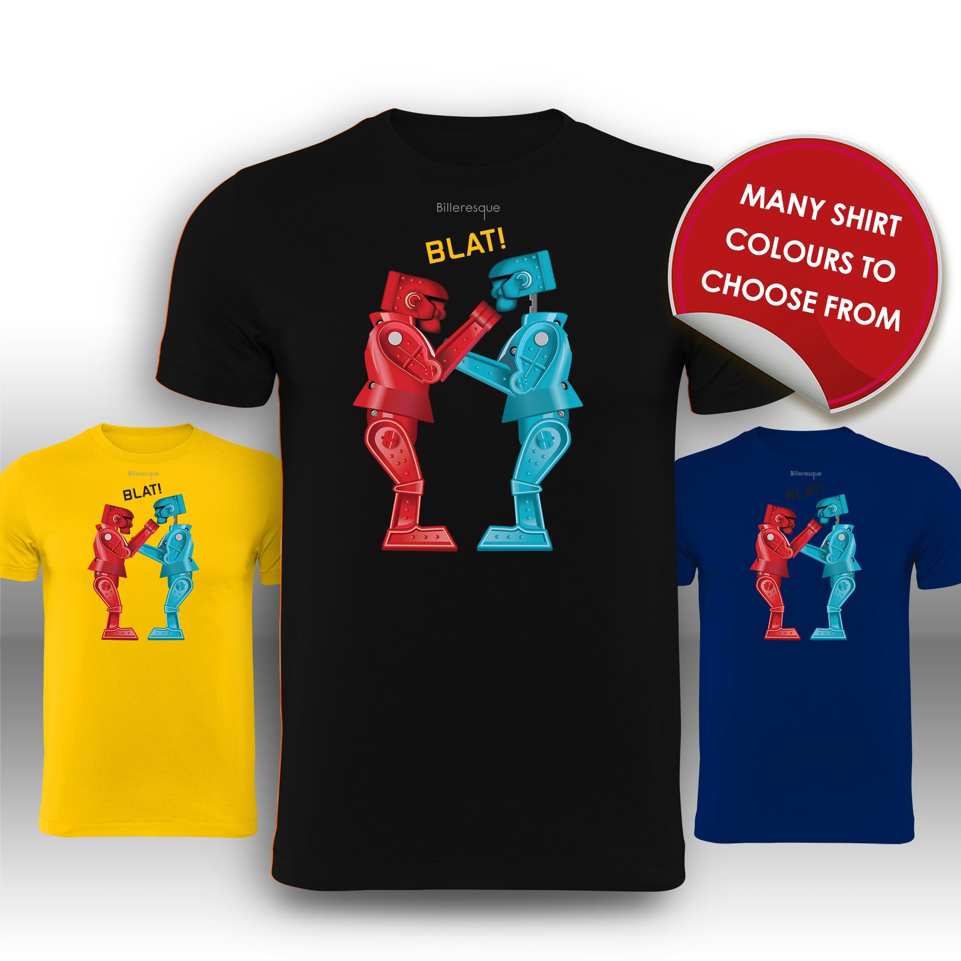 Rock 'em Sock 'em boxing robots t-shirt