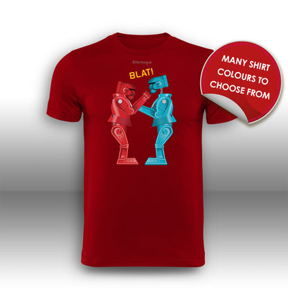 Boxing Robots Rock 'em sock 'em Retro T-Shirt