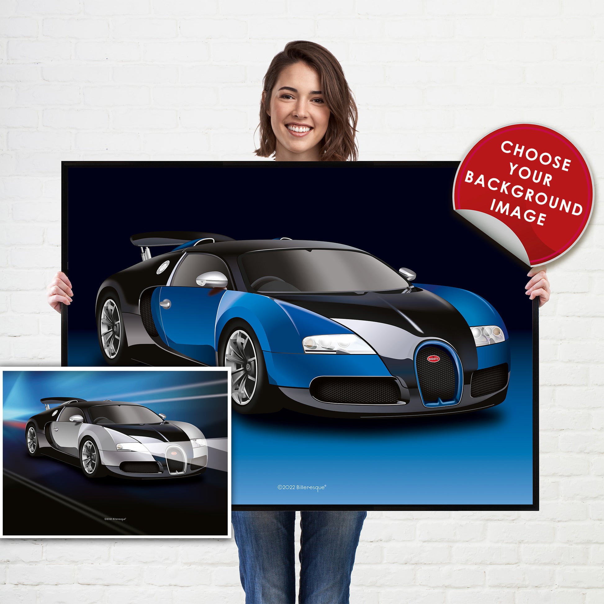 Bugatti Veyron Poster