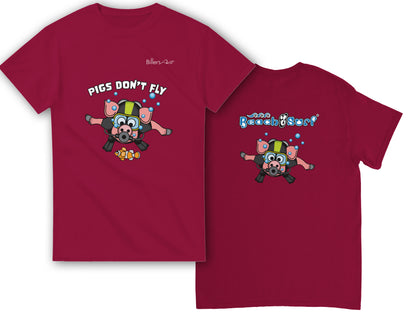 Pigs Don't Fly - Scuba Diving T-Shirt - Beach & Sure Leisure Wear