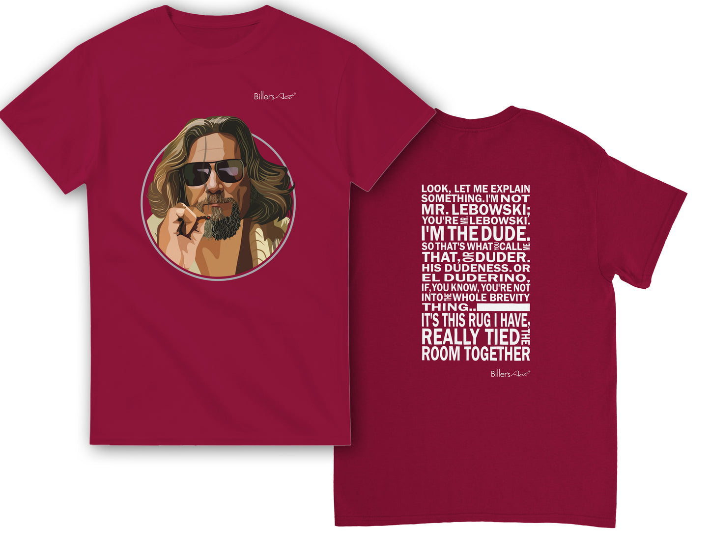 The Big Lebowski Movie T Shirt - Dude Quote - T Shirt Film