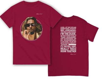 The Big Lebowski Movie T Shirt - Dude Quote - T Shirt Film
