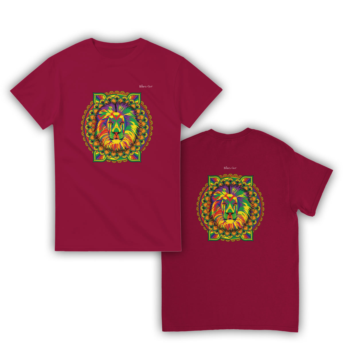 Spectrum Lion Mandala T-Shirt