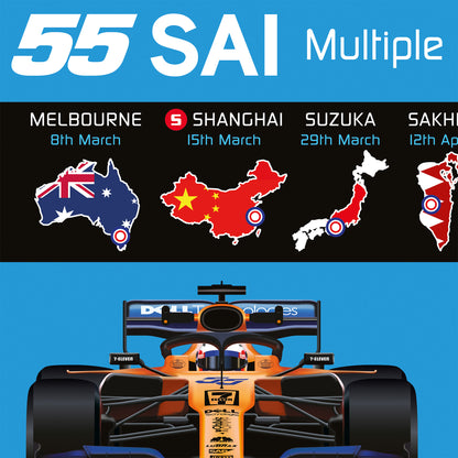 Carlos Sainz 2026 Formula 1 Celebration Print
