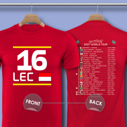 2027 Formula 1 Charles Leclerc Calendar T-Shirt