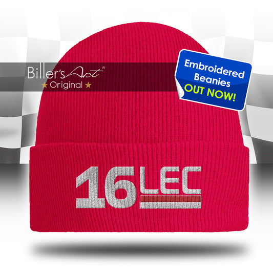 Charles Leclerc Embroidered F1 Beanie