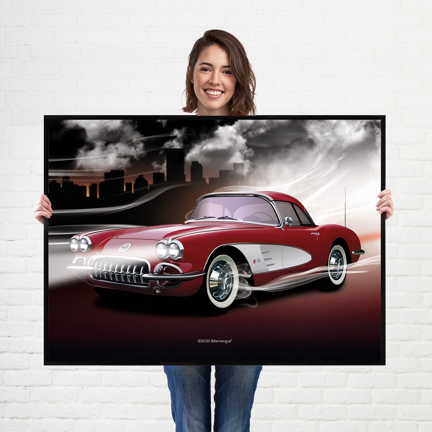 Chevrolet Corvette American Muscle Car poster