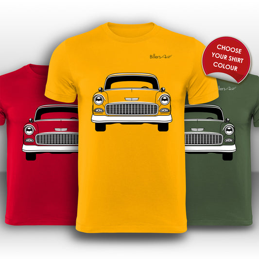 Chevrolet Bel Air 1955 Front View High Quality T-Shirt