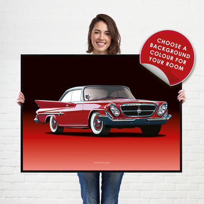 Chrysler 300G American Muscle Car poster