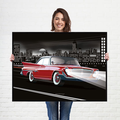 Chrysler 300G American Muscle Car poster