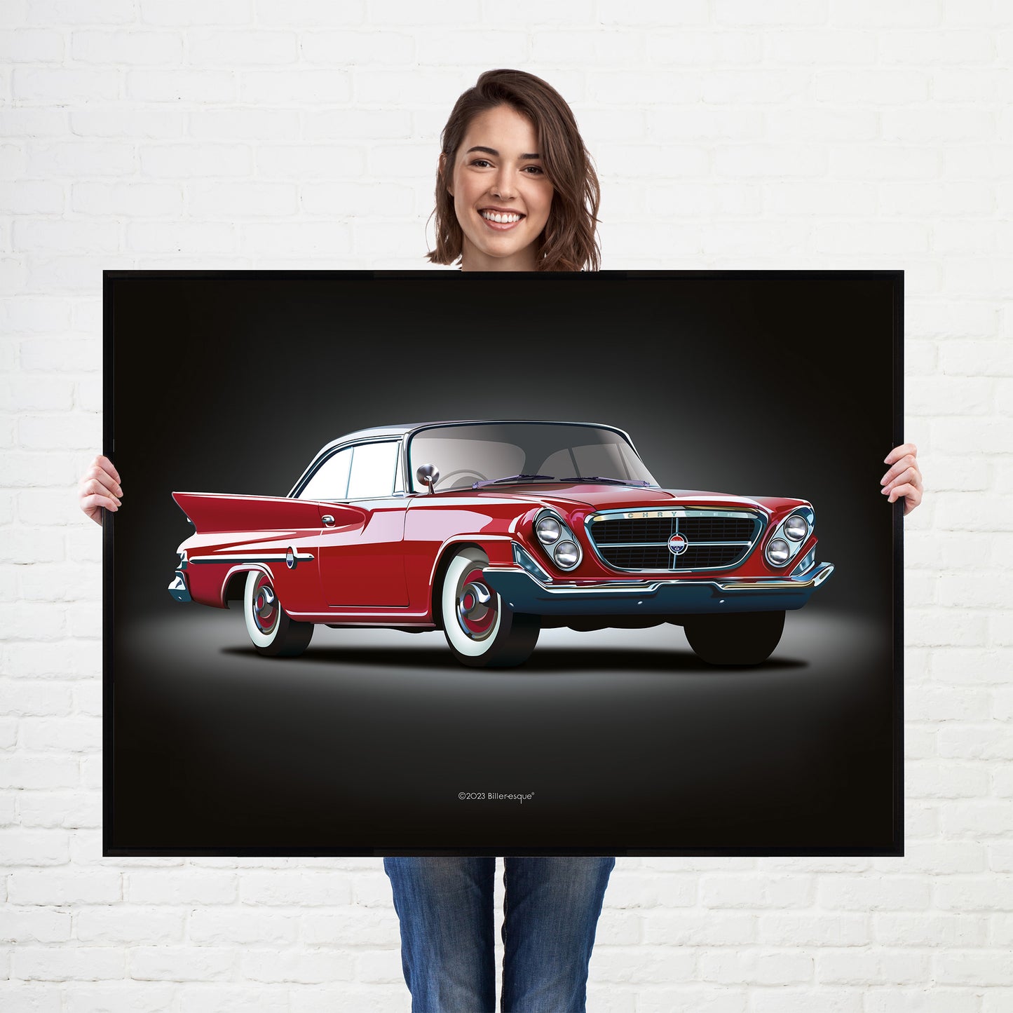 Chrysler 300G American Muscle Car poster