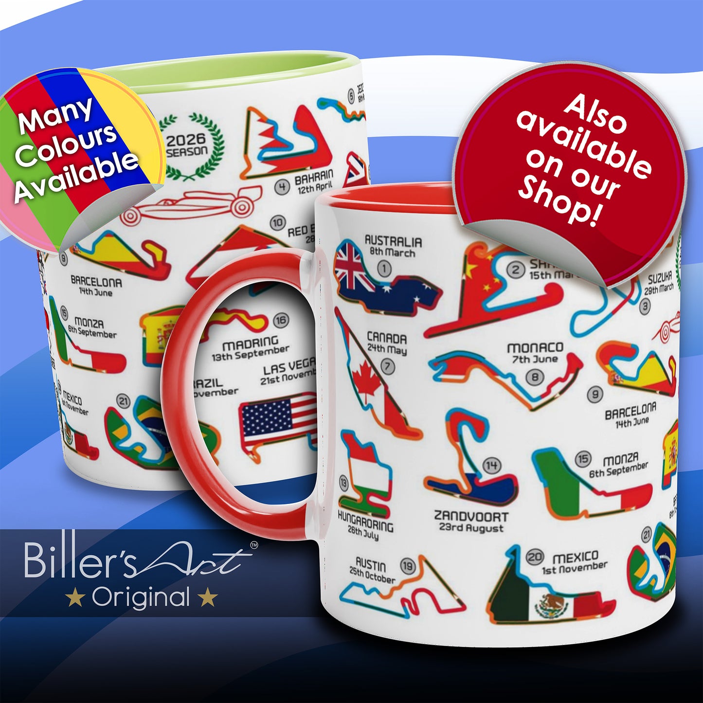 Carlos Sainz Formula 1 Racing Helmet 2025 Williams Print