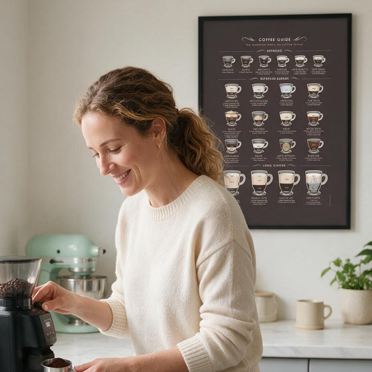 Coffee Guide Print (Framed or Unframed)