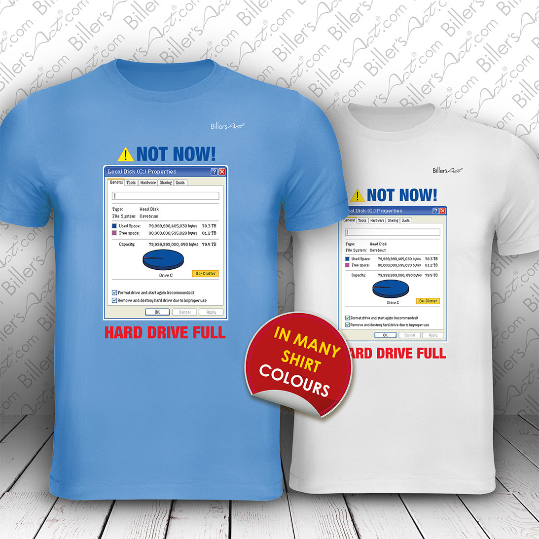 Vintage Computer Hard Drive Full T-Shirt