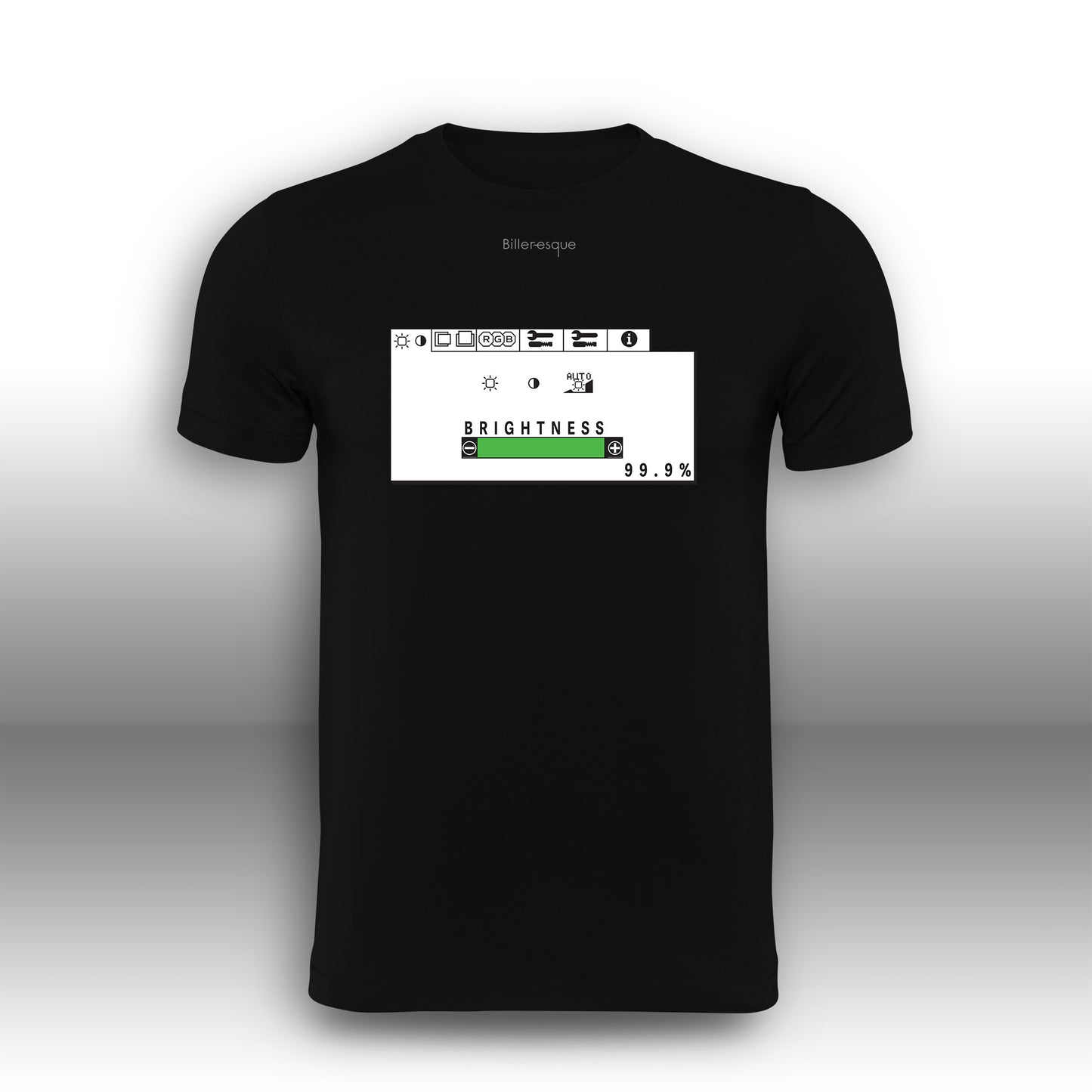 Vintage Computer Brightness Bar T-Shirt