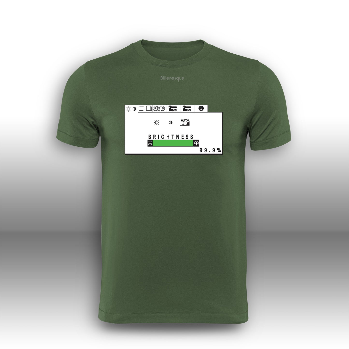 Vintage Computer Brightness Bar T-Shirt