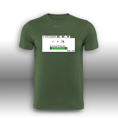 Vintage Computer Brightness Bar T-Shirt