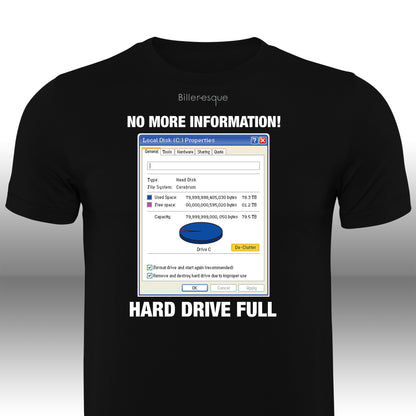 Vintage Computer Hard Drive Full T-Shirt