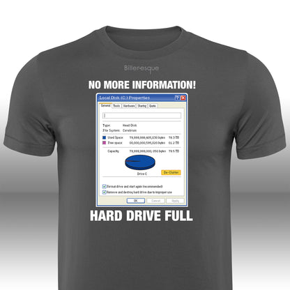 Vintage Computer Hard Drive Full T-Shirt