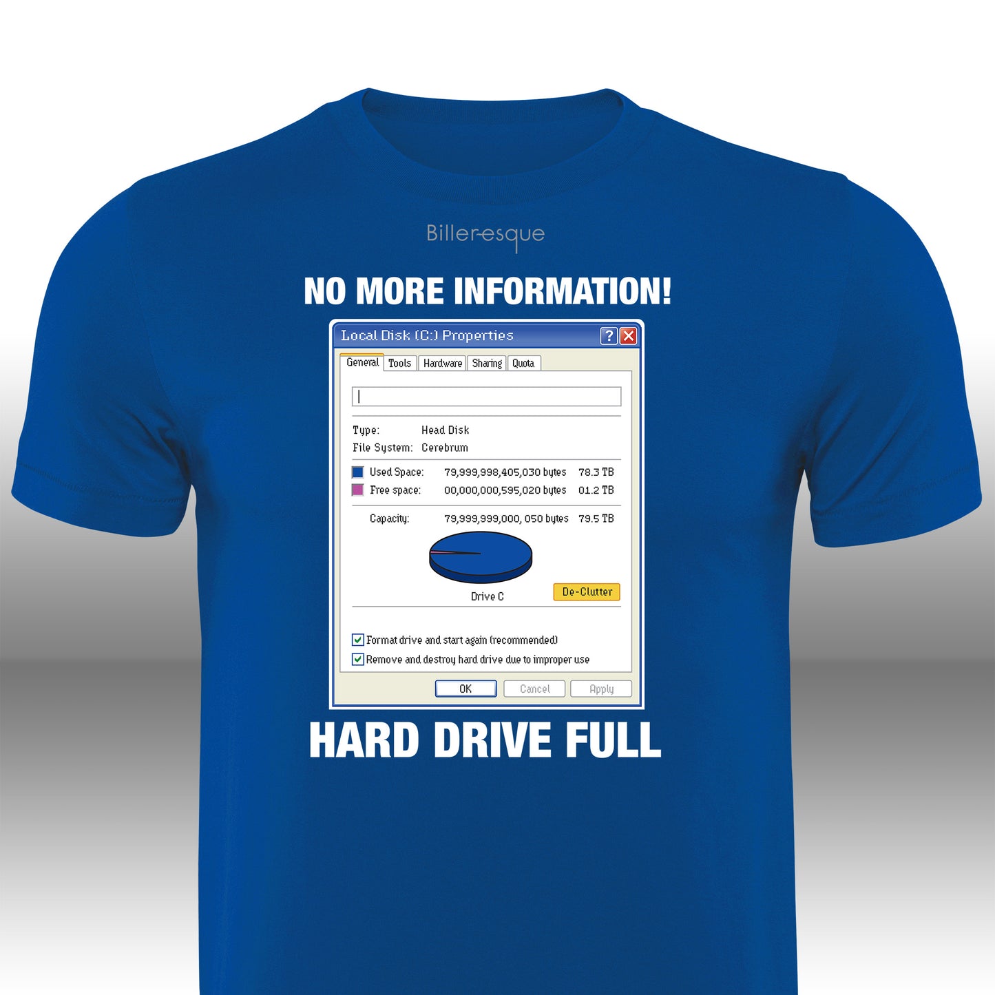 Vintage Computer Hard Drive Full T-Shirt