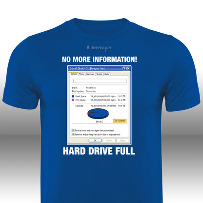 Vintage Computer Hard Drive Full T-Shirt