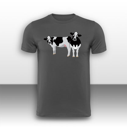 Cows Adult T-Shirt from the Farm Yard Collection