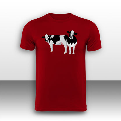 Cows Adult T-Shirt from the Farm Yard Collection