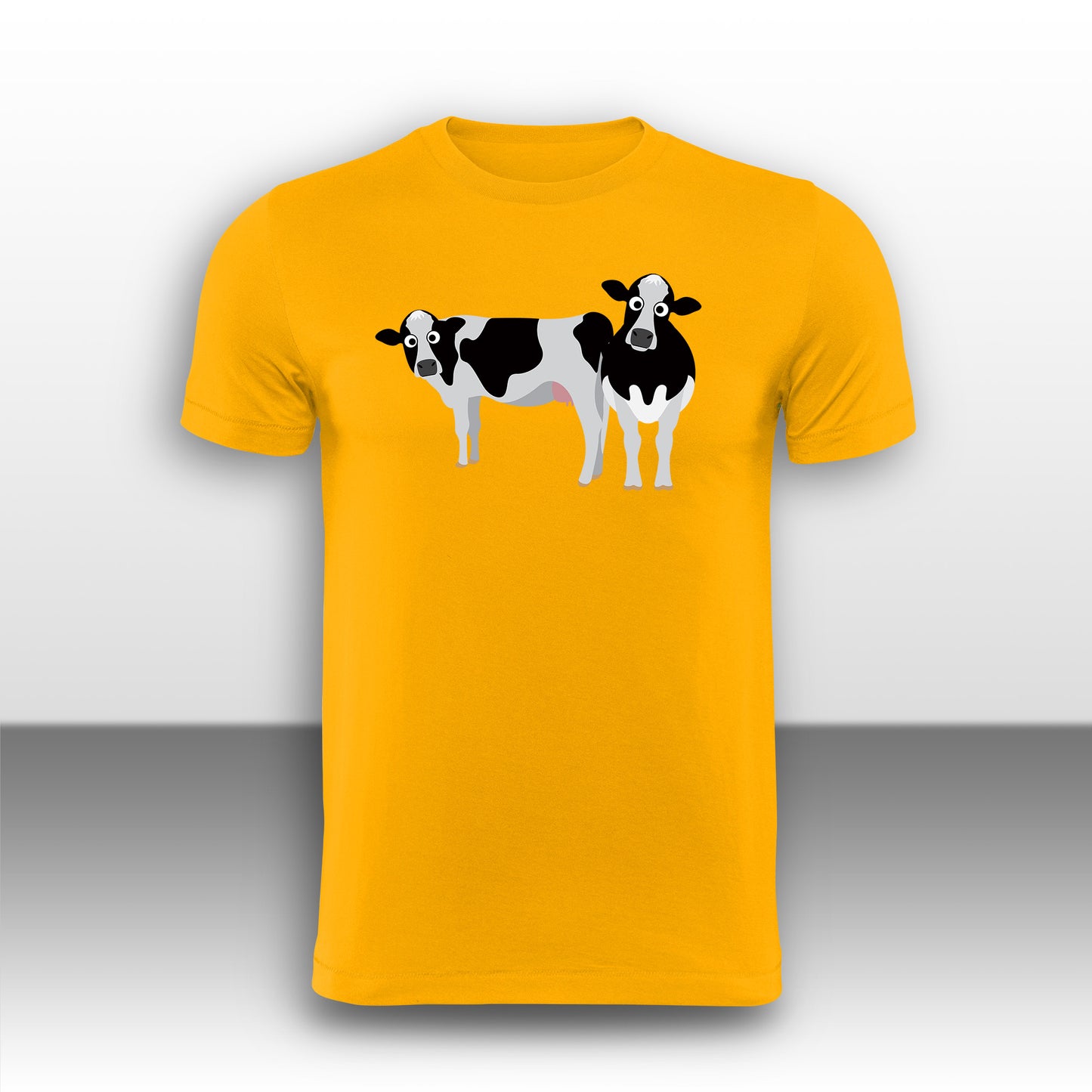 Cows Adult T-Shirt from the Farm Yard Collection