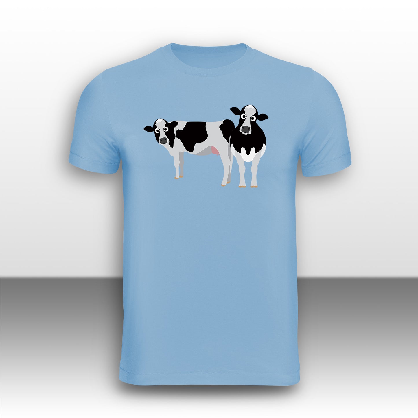 Cows Adult T-Shirt from the Farm Yard Collection