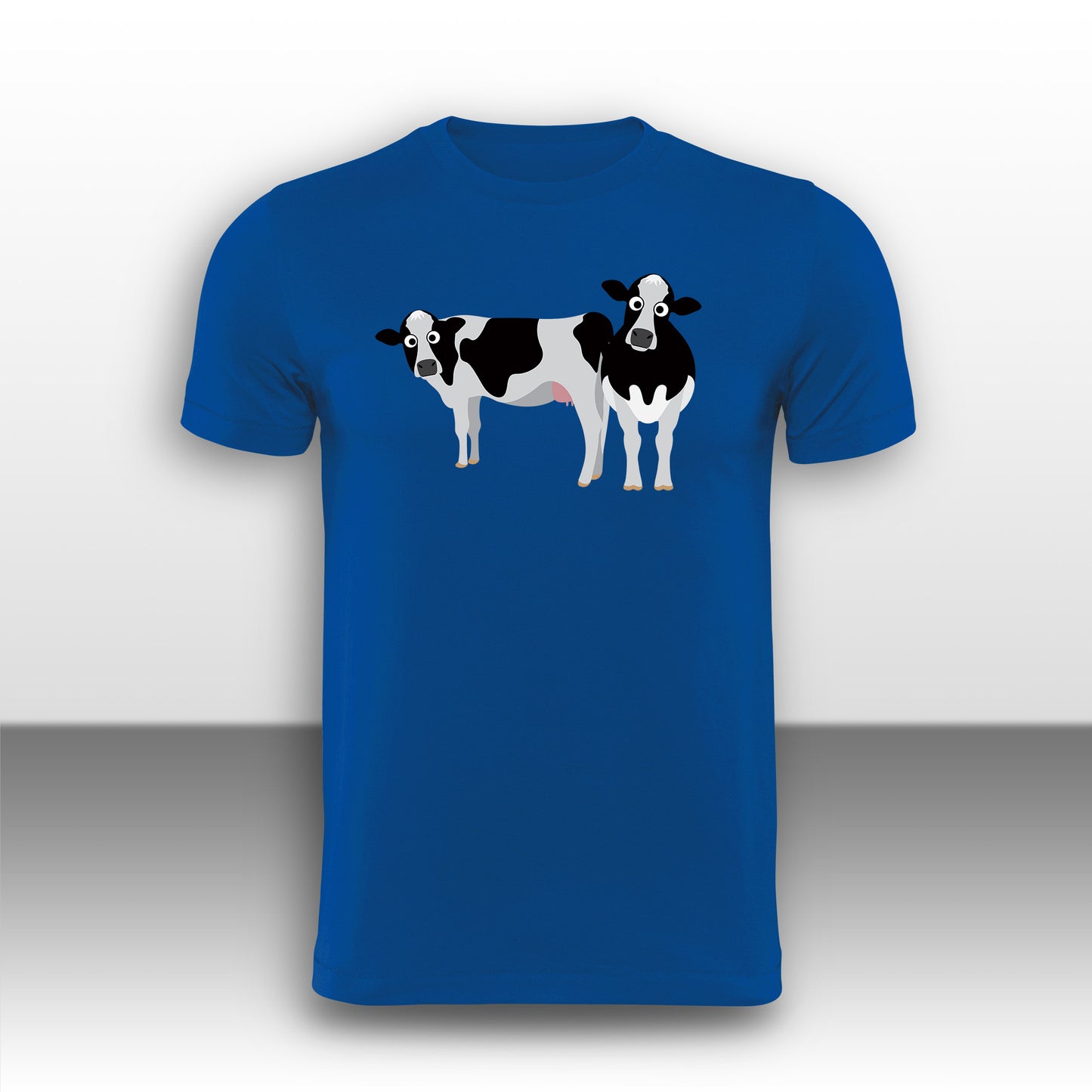 Cows Adult T-Shirt from the Farm Yard Collection