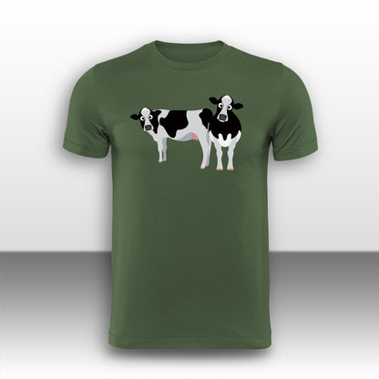 Cows Adult T-Shirt from the Farm Yard Collection