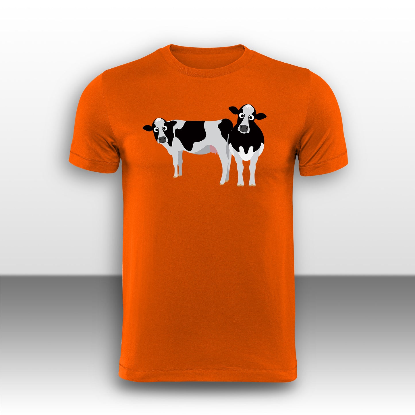 Cows Adult T-Shirt from the Farm Yard Collection