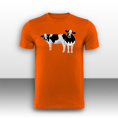 Cows Adult T-Shirt from the Farm Yard Collection