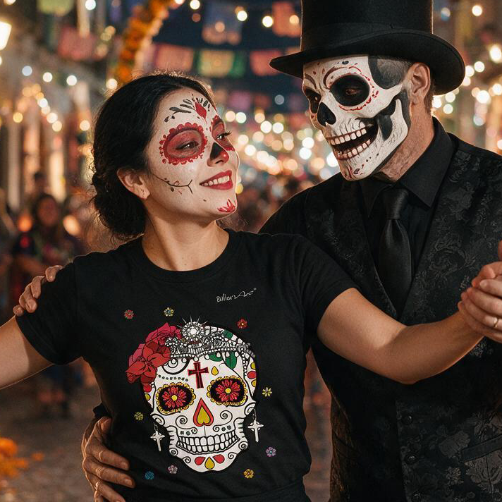 Day of the Dead 'Air' Women's Slim Fit T-Shirt