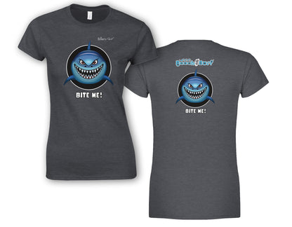 BEACH & SURF Leisure Wear - Bite Me Shark Womens Slim Fit T-Shirt