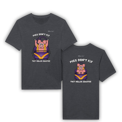Pigs Don't Fly - Rollercoaster Womens' Slim Fit T-Shirt