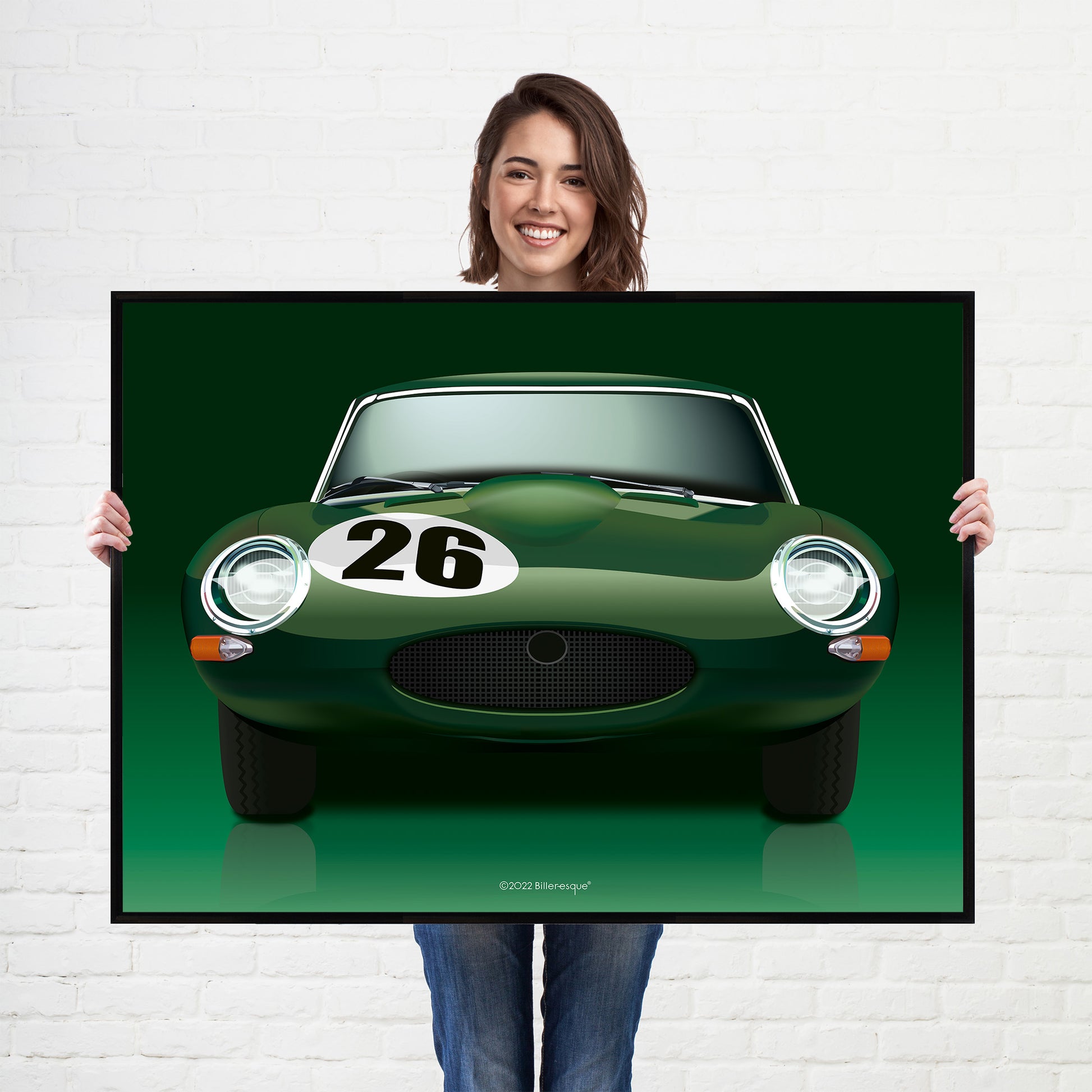 Jaguar E-Type Poster