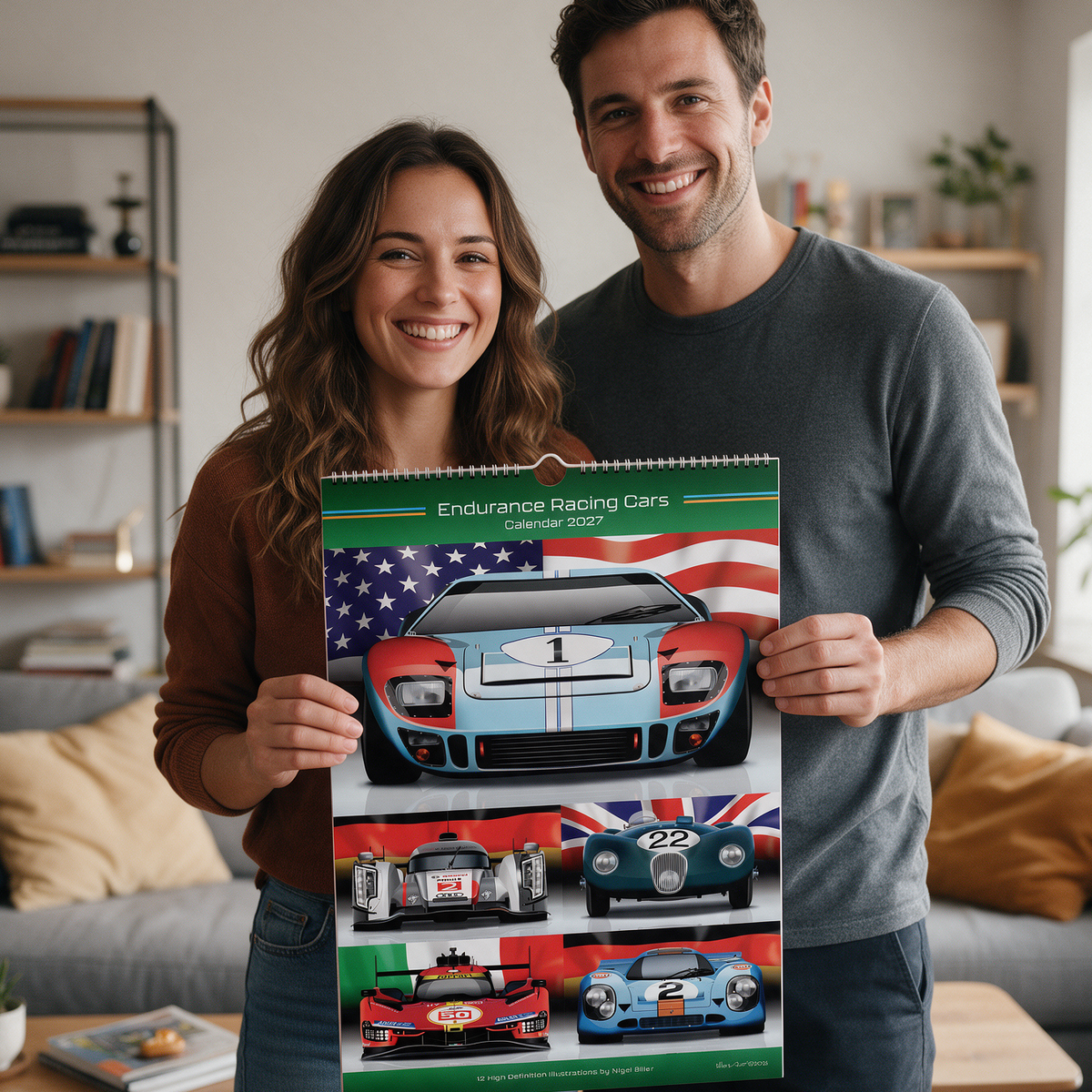 2027 Endurance Christmas Racing Calendar Flags