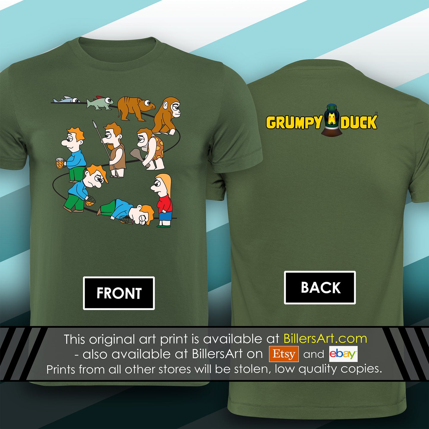 GRUMPY DUCK Leisure Wear - You call this Evolution