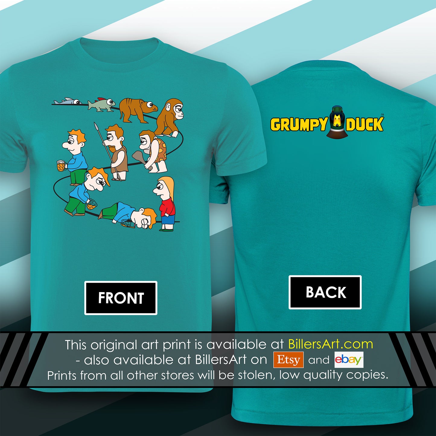 GRUMPY DUCK Leisure Wear - You call this Evolution