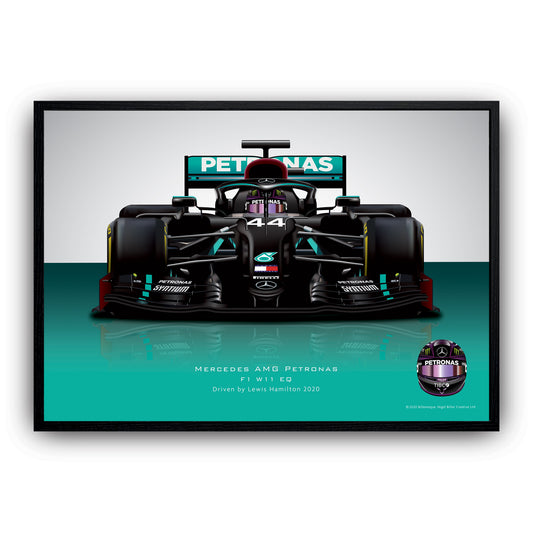 Lewis Hamilton 2023 Mercedes Poster