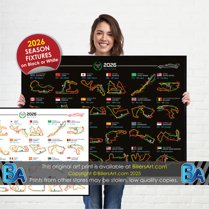 Formula 1 2026 Circuit Fixtures (Landscape)