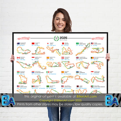 Formula 1 2026 Circuit Fixtures (Landscape)